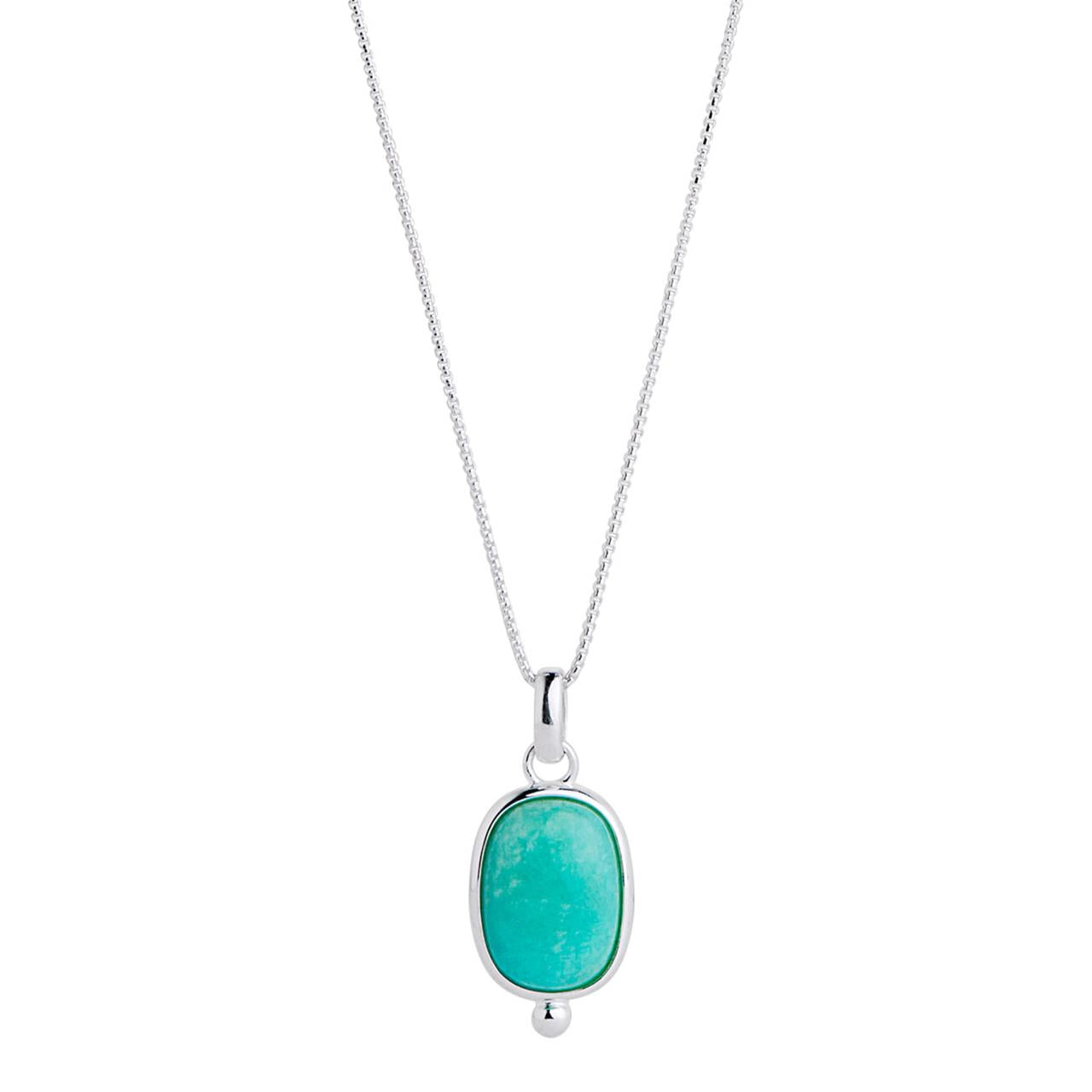 Fleur Amazonite Necklace | Sterling Silver