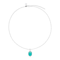 Fleur Amazonite Necklace | Sterling Silver