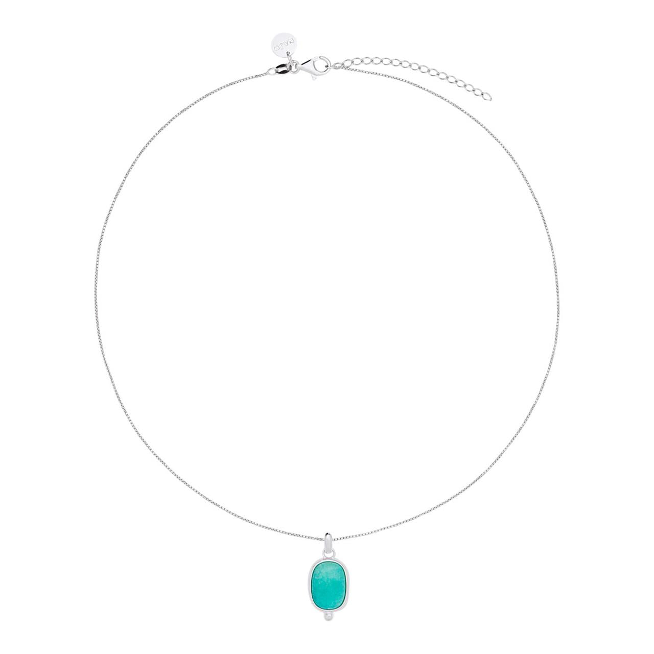 Fleur Amazonite Necklace | Sterling Silver