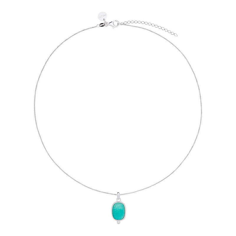 Fleur Amazonite Necklace | Sterling Silver