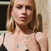 Fleur Amazonite Necklace | Sterling Silver