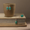 Fleur Amazonite Necklace | Sterling Silver