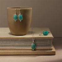 Fleur Amazonite Necklace | Sterling Silver