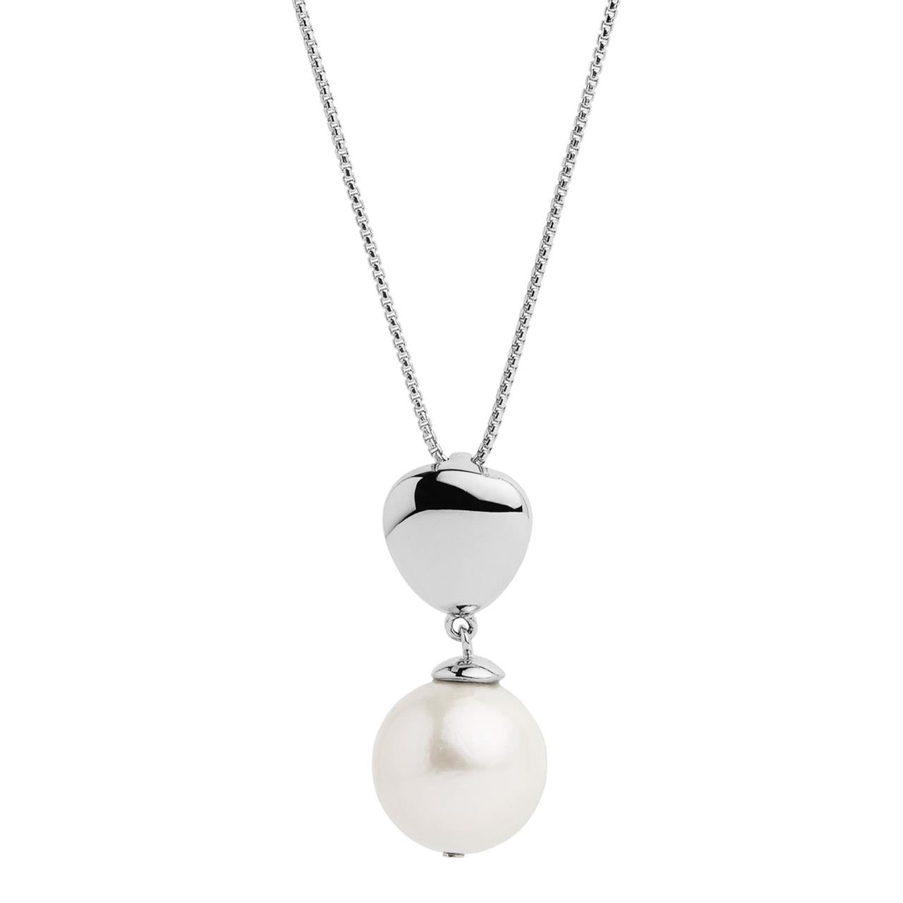 Islander Silver Pearl Necklace