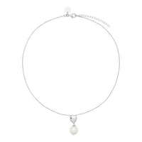 Islander Silver Pearl Necklace