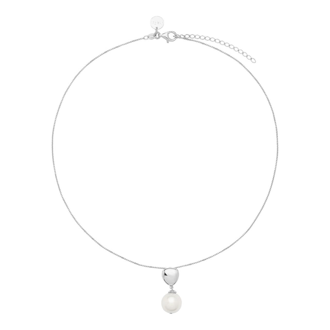 Islander Silver Pearl Necklace