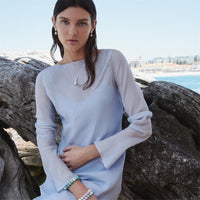 Islander Silver Pearl Necklace