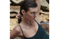 Tidal Whisper Silver Pearl Necklace
