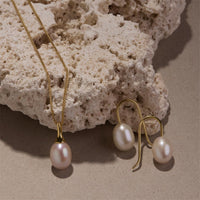 Isla Yellow Gold Pearl Necklace