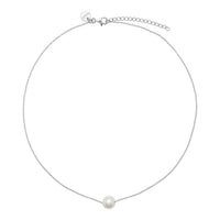 Whirlpool Silver Pearl Necklace