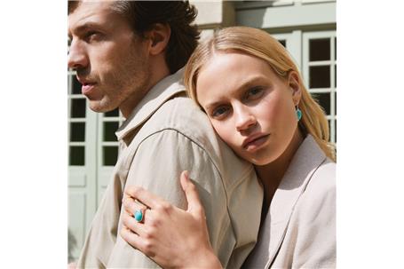 Fleur Amazonite Ring | Sterling Silver