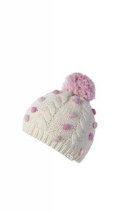 Baby Girls Beanie | Lara Cream