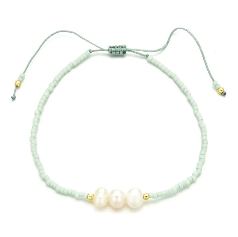 Pearl Essence Seed Bead Bracelet