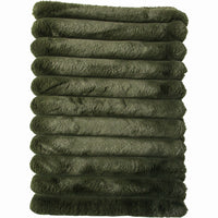 Throw Puffer Faux Fur