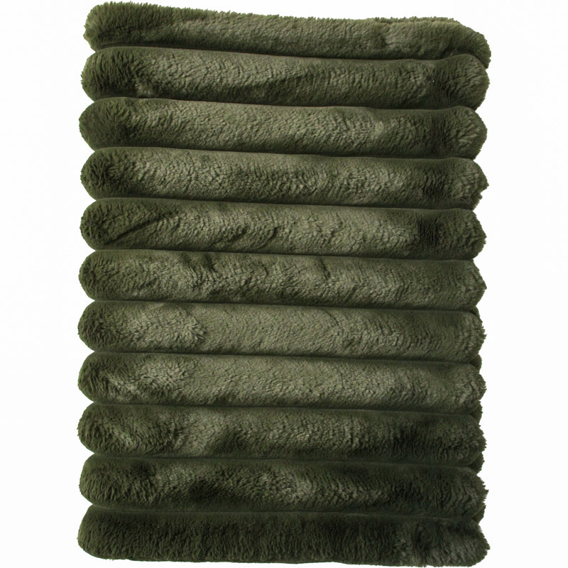 Throw Puffer Faux Fur