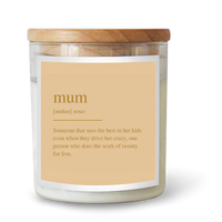 Goldie Dictionary Soul Candle | Mum