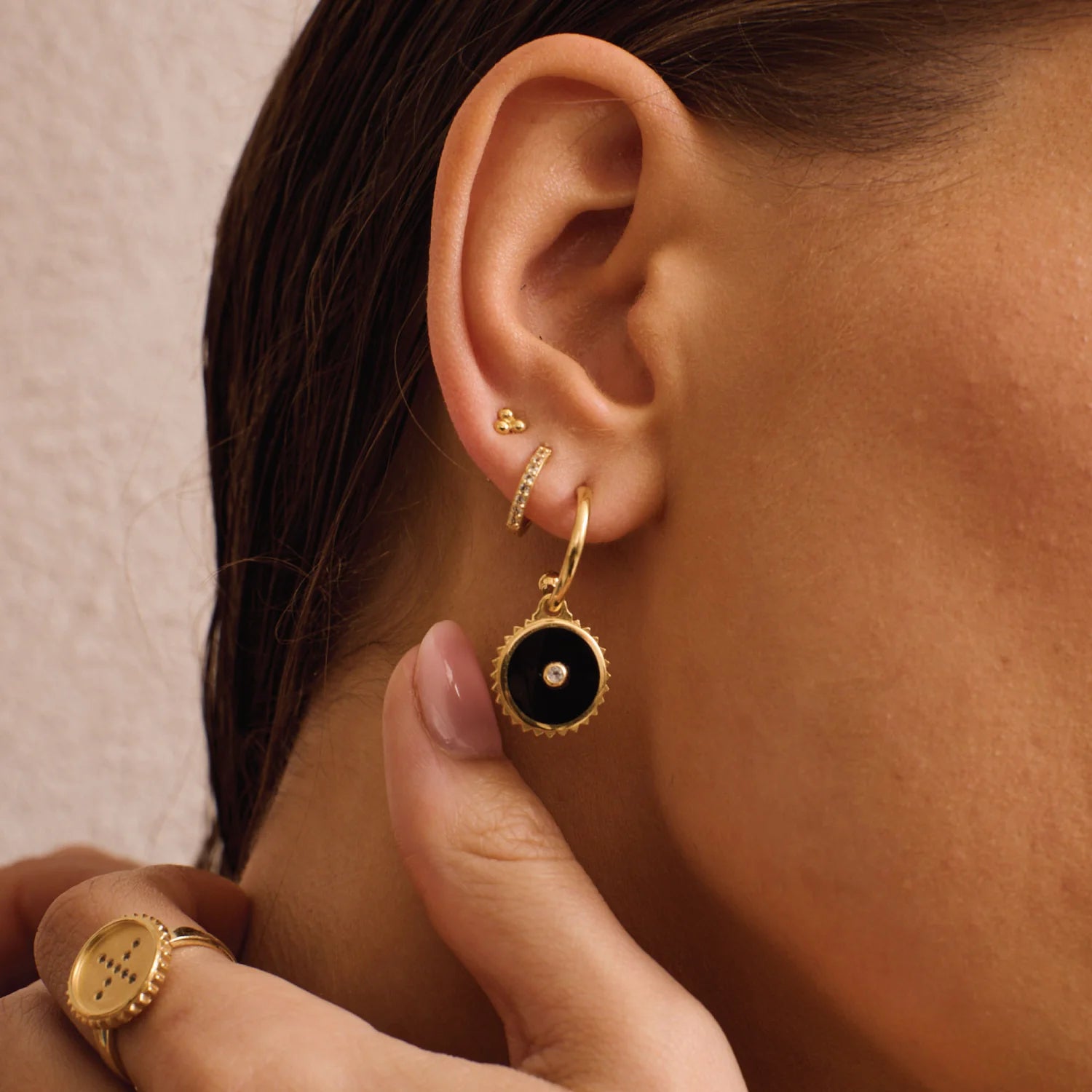 11mm Huggies | 18KT Yellow Gold Plate