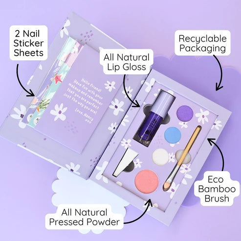 Nancy Purple Pressed Powder Deluxe Box