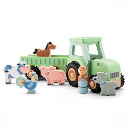Large Tractor with Animals