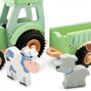 Large Tractor with Animals