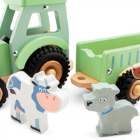 Large Tractor with Animals
