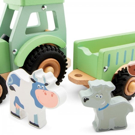 Large Tractor with Animals