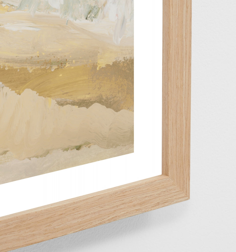 Over The Meadow Green | Framed Print
