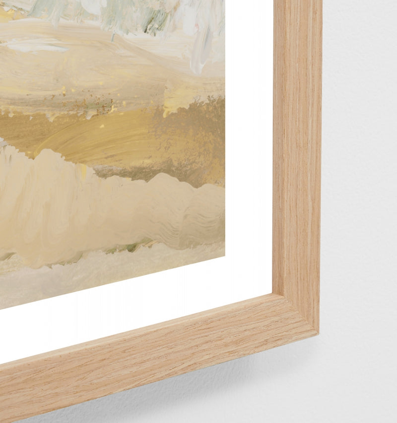 Over The Meadow Green | Framed Print