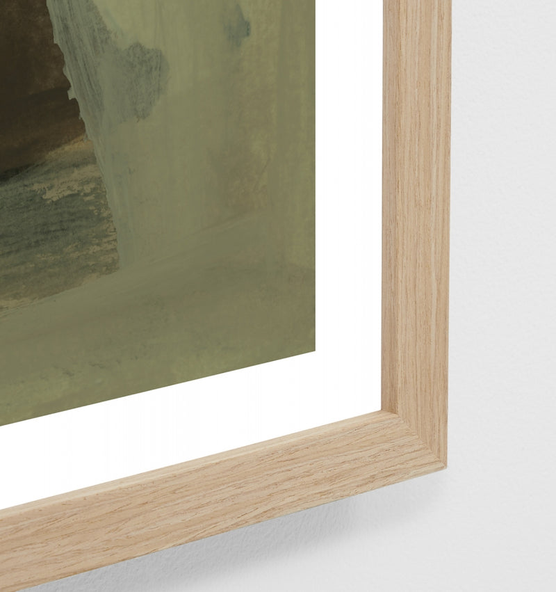 Painterly Botanic Khaki 1 or 2 | Framed Art