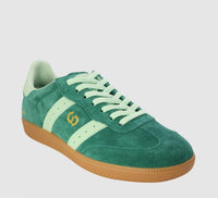 Goodsole 2001 Parallel Suede Sneaker | Green/Mint Suede
