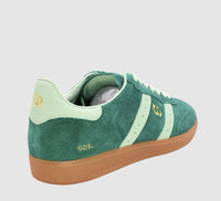 Goodsole 2001 Parallel Suede Sneaker | Green/Mint Suede