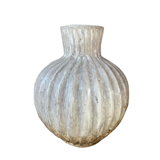 Parma Vase | White Stone