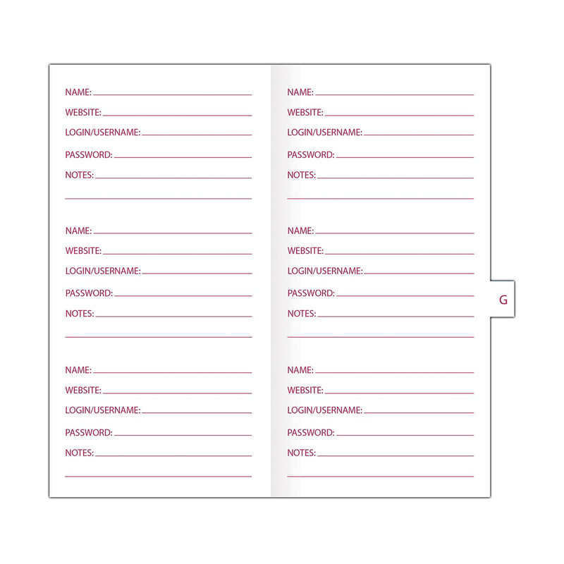 Password Journal