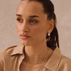 Halcyon Small Pearl Earrings | 18KT Yellow Gold Plate