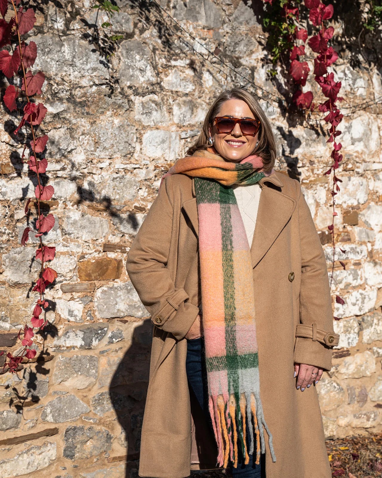 Charlies Checker Scarf