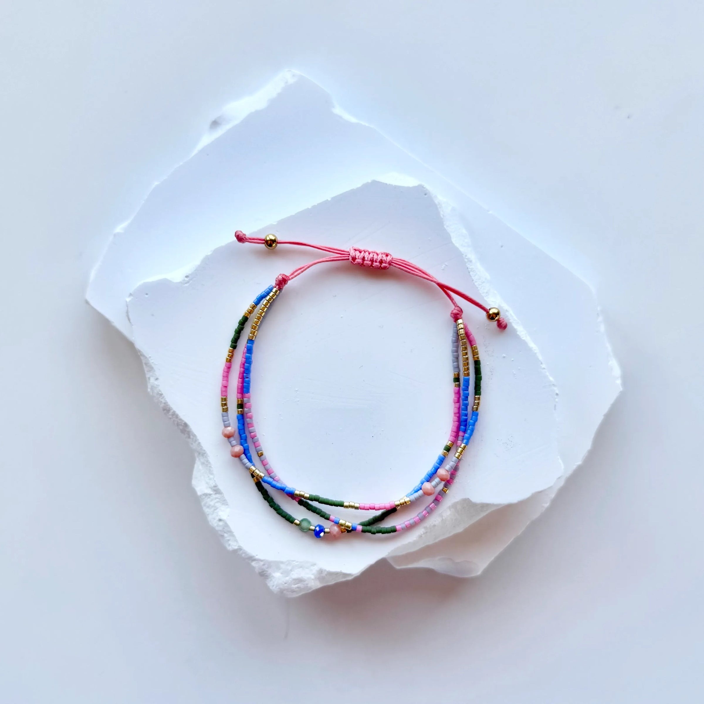 Indie Layers Bead Bracelet Collection