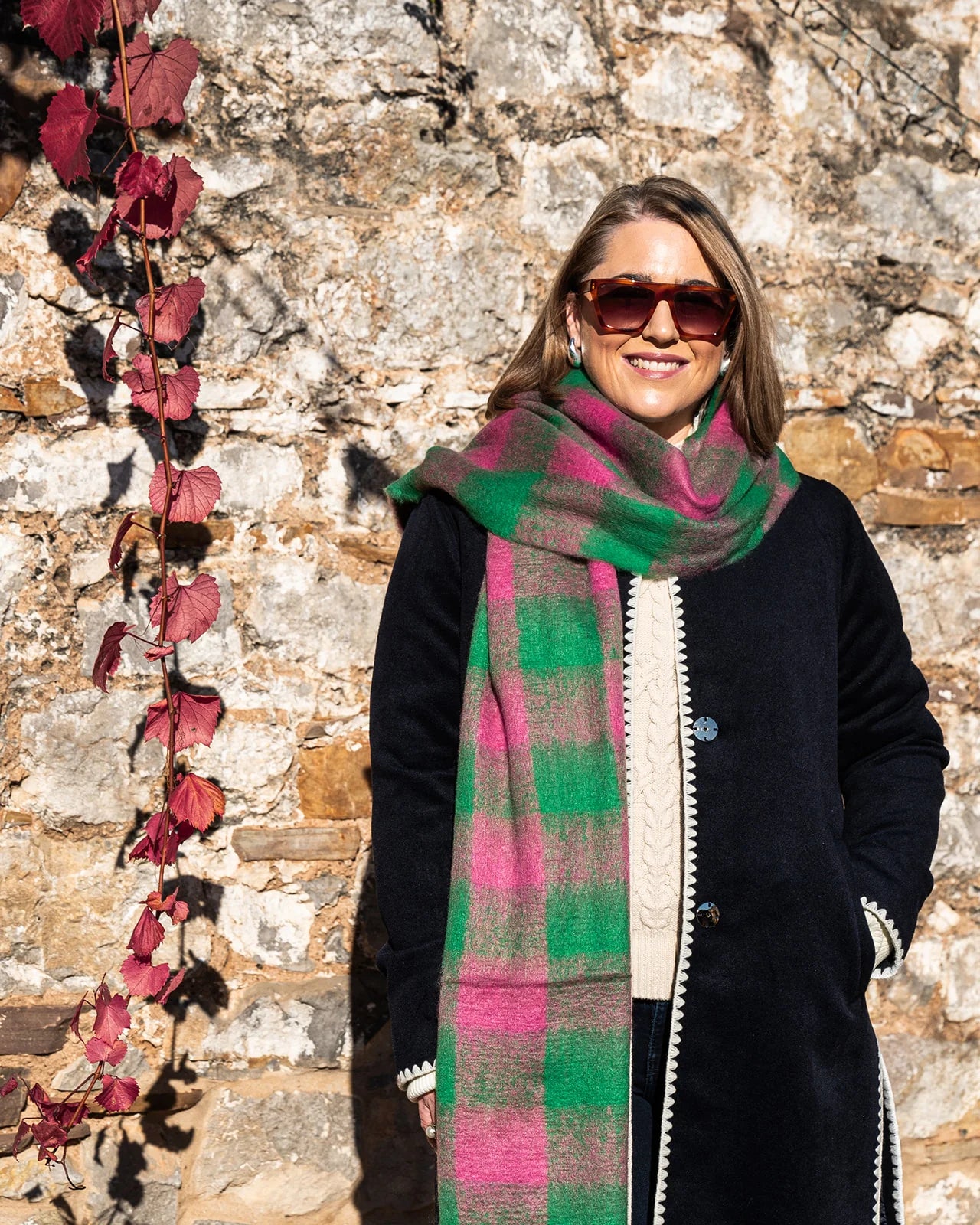 Charlies Checker Scarf