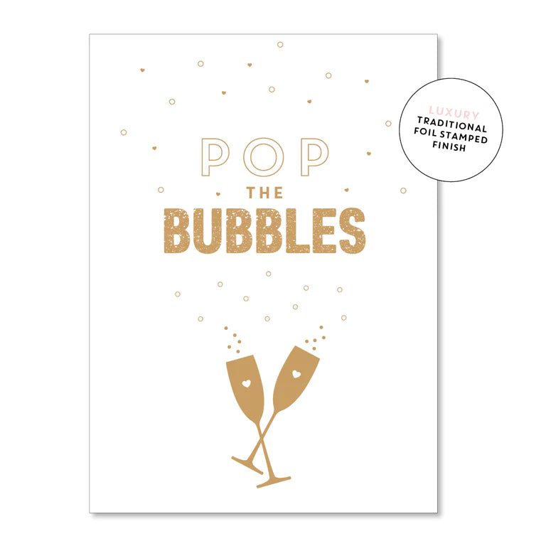 Pop The Bubbles | Greeting Card