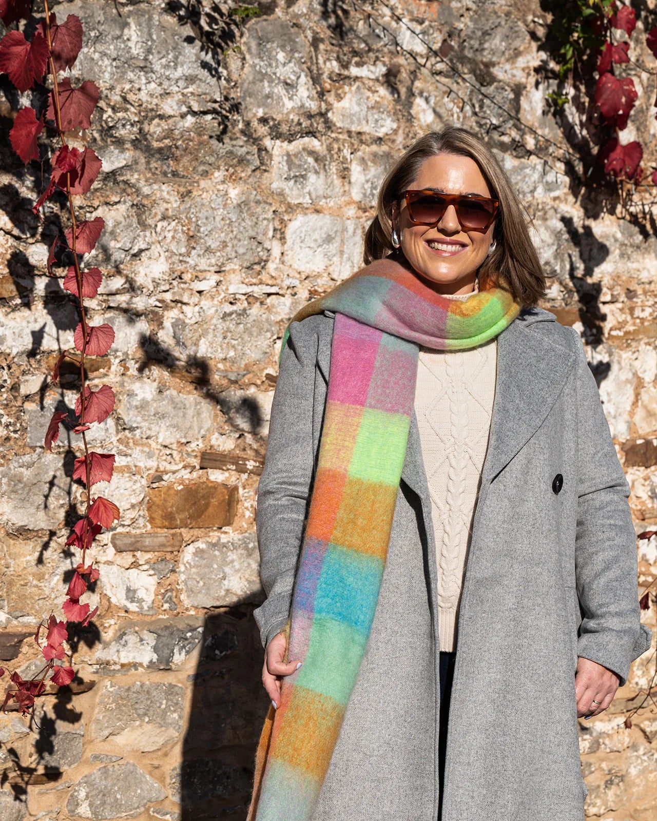 Charlies Checker Scarf
