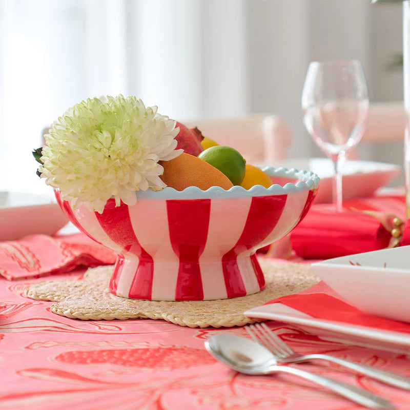 Ceramic Fruit Bowl | Stripe