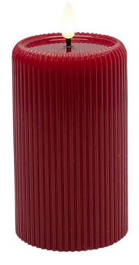 LED Flameless Pillar Candle 7x12cm