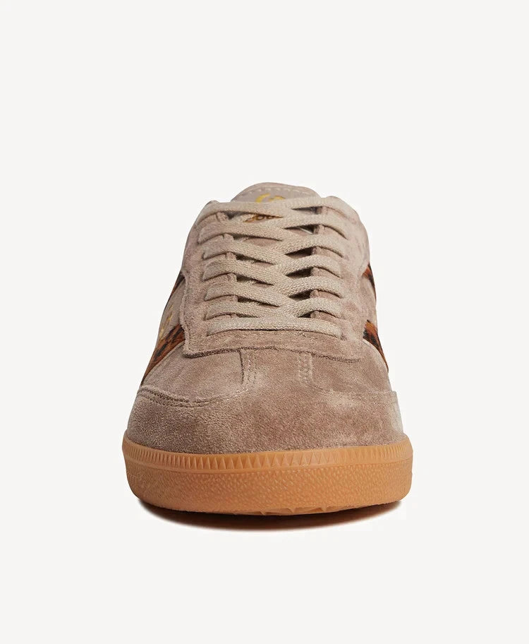 Goodsole 2001 Parallel Suede Sneaker | Walnut/Leopard Suede