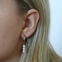 Guga Earrings | Silver Stainless Steel
