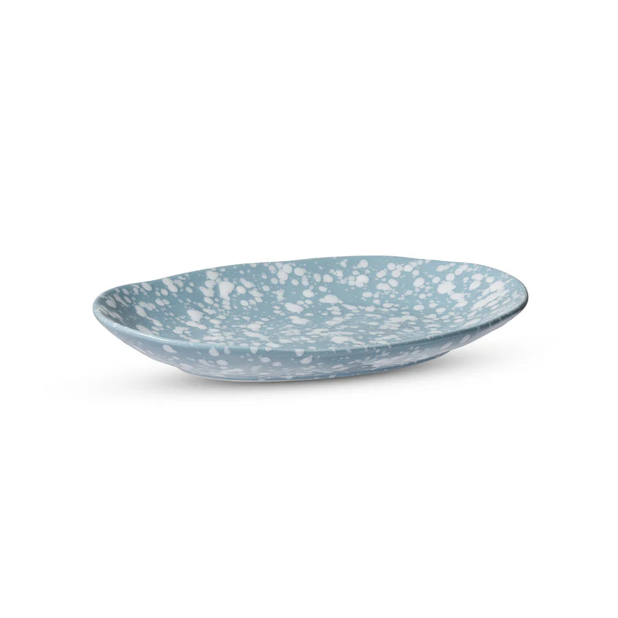Speckle Light Blue/White Tableware
