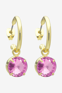 Sara Gold Pink Earring