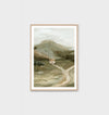 Secluded Cottage Khaki | Framed Print