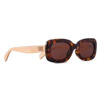 Vibe Toffee Tort | Black Graduated Lens l White Maple Arms