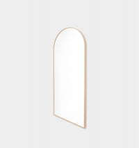 Simplicity Arch Oak Look Mirror