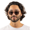 Nomad 100% Oak Timber | Black Polarised Lens