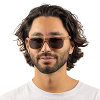 Nomad 100% Oak Timber | Black Polarised Lens